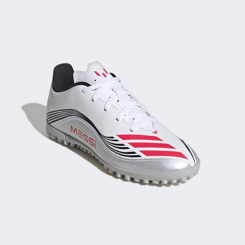 Championes Adidas F50 Messi Club Césped Artificial Blanco