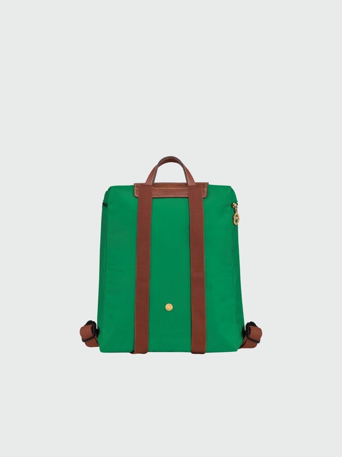 Longchamp -Mochila Longchamp plegable de nylon con cierre, Le pliage M Verde