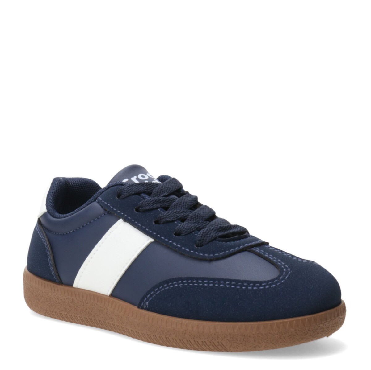 Championes de Niño Croco Kids ZAGA acordonado - Azul Marino 