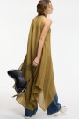 VESTIDO ASIMETRICO Kaki