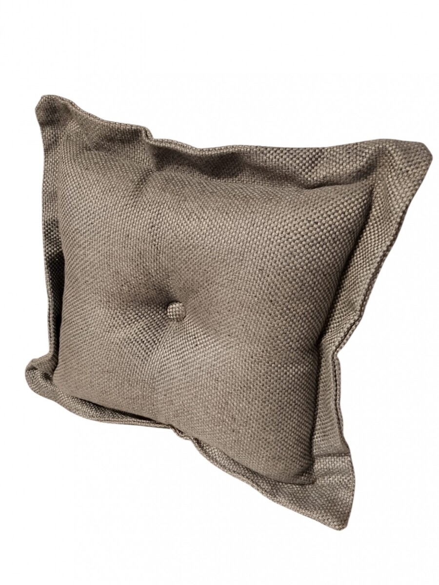 ALMOHADON C/VOLADO TELA GRIS 