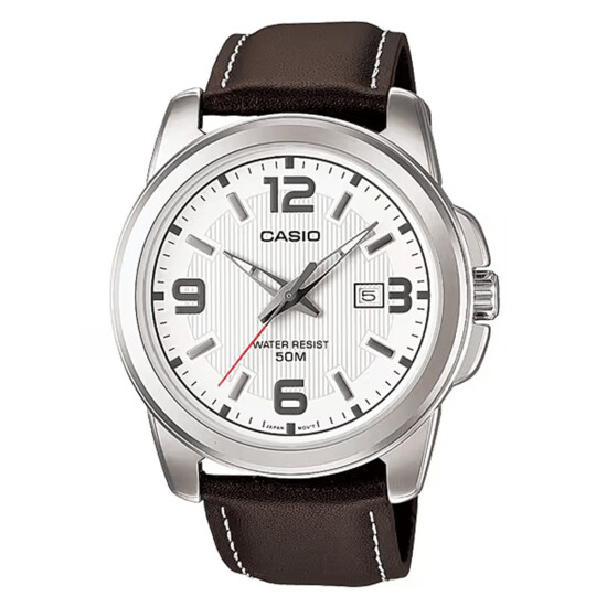 Reloj CASIO MTP1314L-7AVDF en Cuero Marrón Esfera 45mm 0