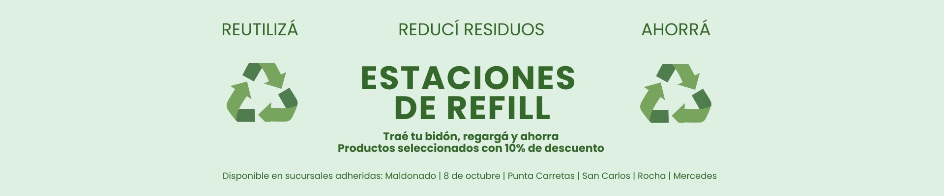 Estaciones de refill