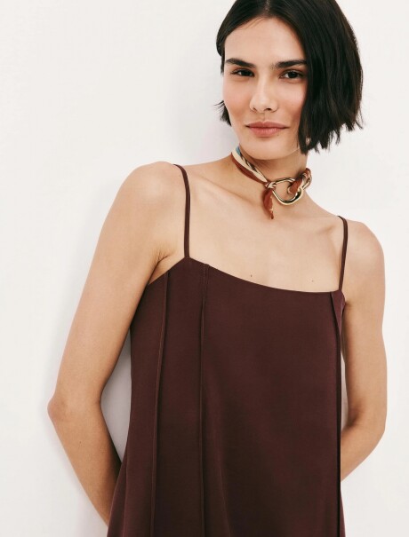 VESTIDOS LARGO SIN MANGAS ROJO