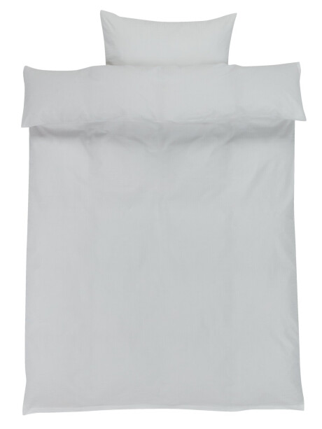 Juego funda nórdica milrayas TINNE 155x220 blanco Juego funda nórdica milrayas TINNE 155x220 blanco