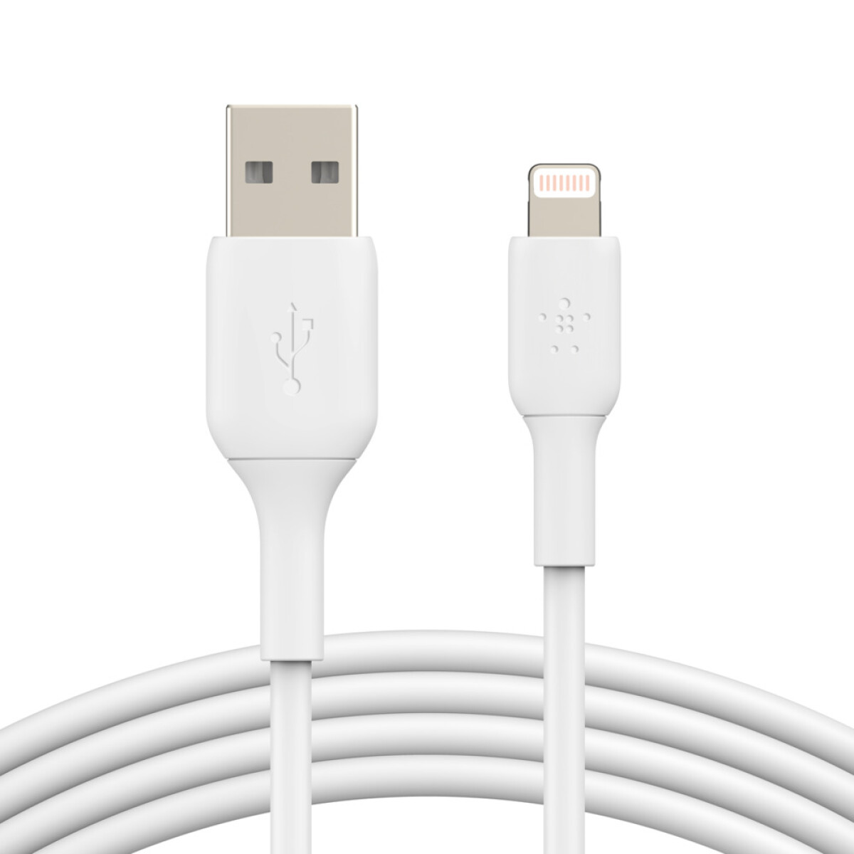 Cable BELKIN Lightning A Usb Boost Charge Longitud 1M Apple - Blanco 