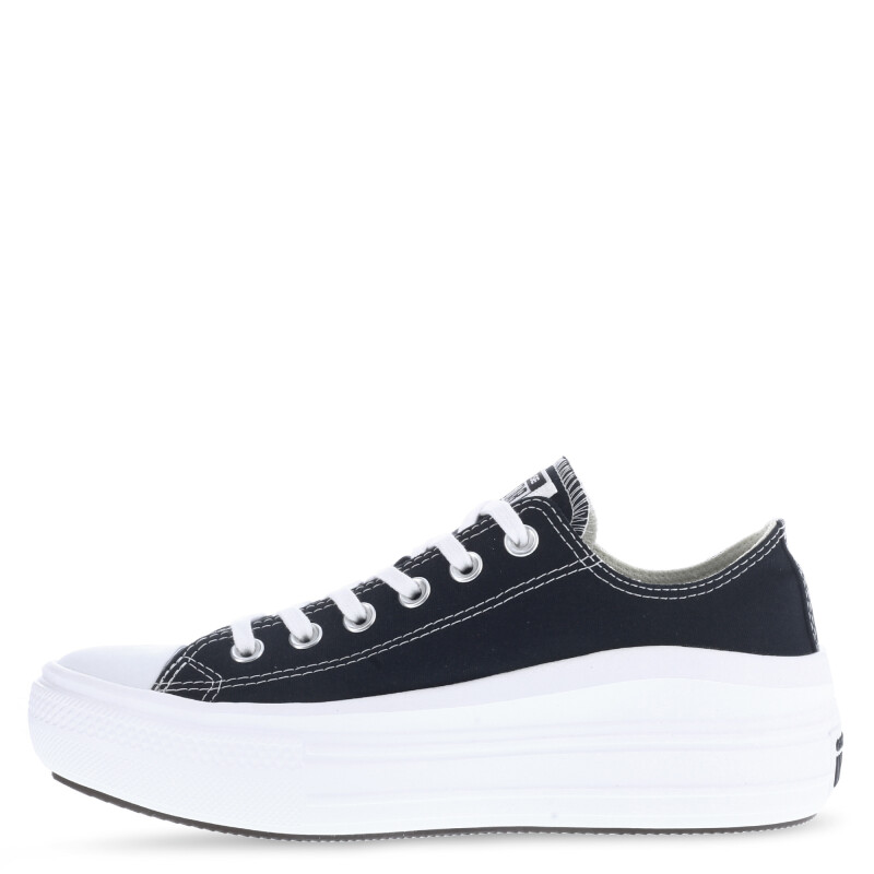 Championes de Mujer Converse Chuck Taylor Move Negro - Blanco
