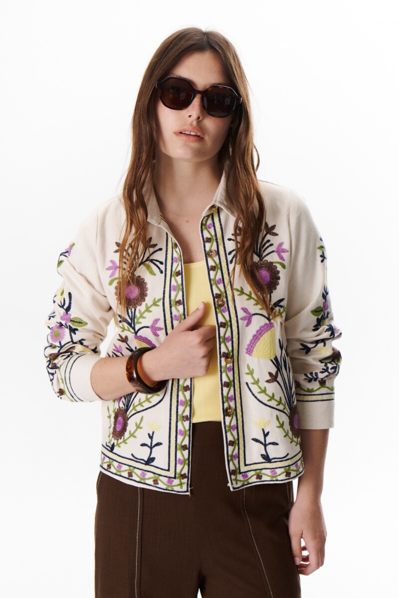 CHAQUETA MARGA VERDE