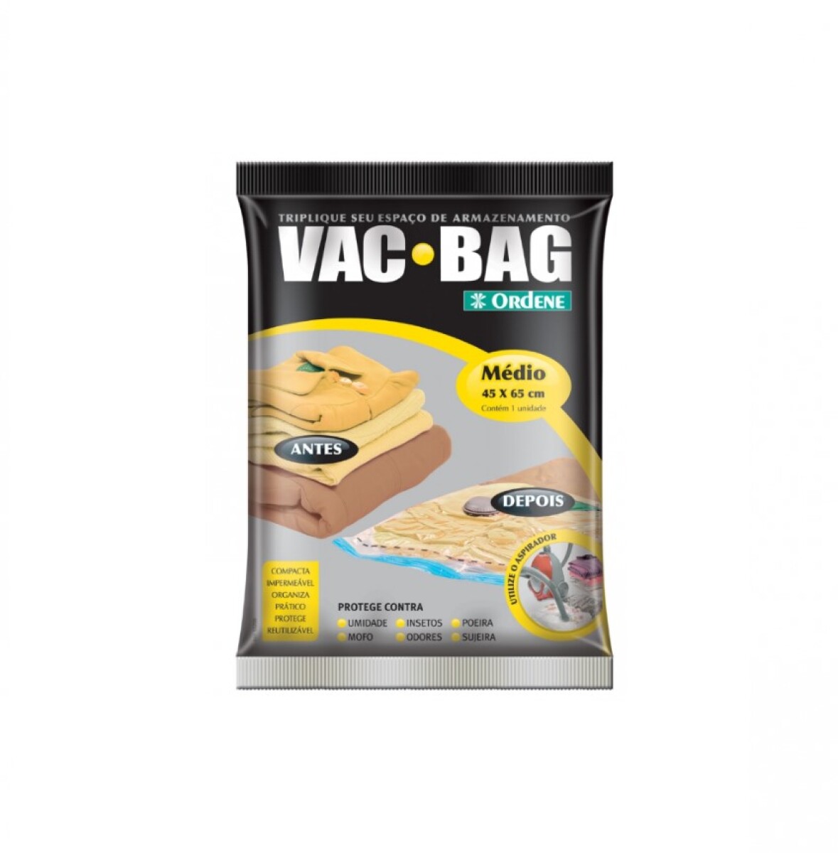 Bolsa VACBAG 45x65 Amarillo 