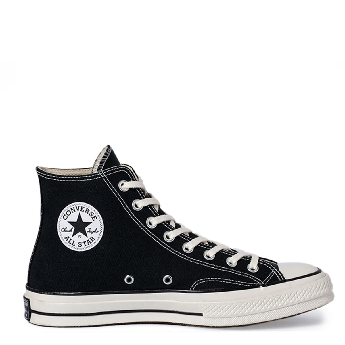 Championes Unisex Converse All Star Chuck 70 Hi - Negro - Blanco 