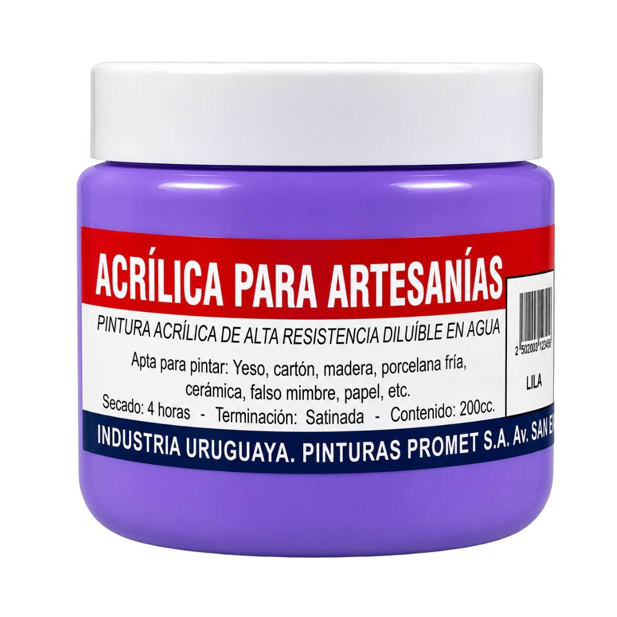 PINTURA ACRILICA ARTISTICA 200ML Lila