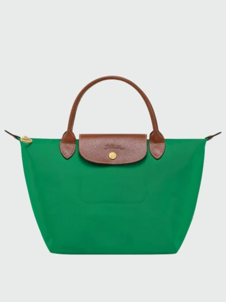 Longchamp - Le Pliage Original Bolso con Asa Superior S Verde