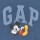 Canguro Logo Gap Disney Niño Tranquil Blue