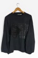 SWEATER C/VISCOSA PEACH NEGRO