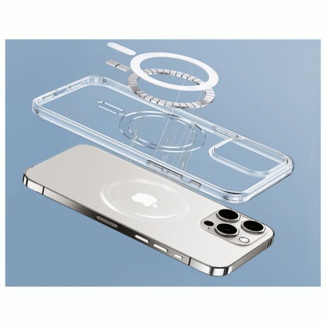 Protector Case APPLE Iphone 15 6,1' Con MagSafe Magnético - Transparente Protector Case APPLE Iphone 15 6,1' Con MagSafe Magnético - Transparente