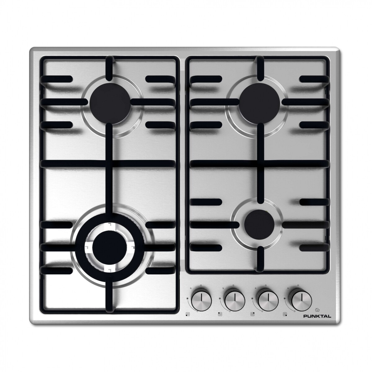 ANAFE PUNKTAL INOX 4H A GAS PK-702AG 