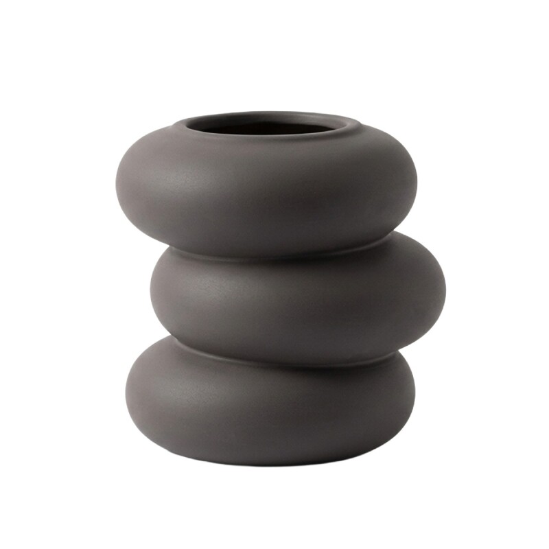 BASE CERAMICA GRIS OSC 13X18CM Unica