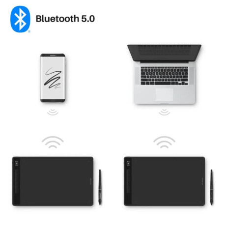 Tableta Digitalizadora Huion Giano Bluetooth Negro
