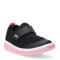 Championes Infantiles Bibi Roller 2.0 Velco Negro - Rosado
