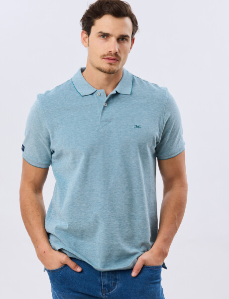 REMERA POLO LISA PIQUÉ Petroleo