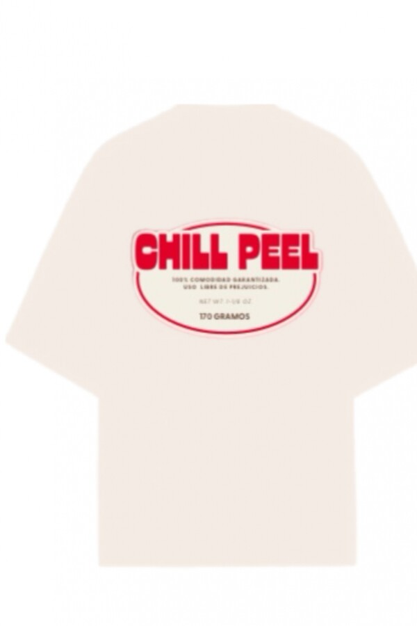 Remera Chill Peel Crema