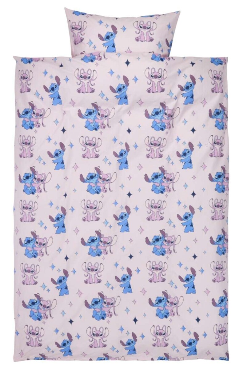 Juego Funda Nordica Stitch 155X220 - Rosa 