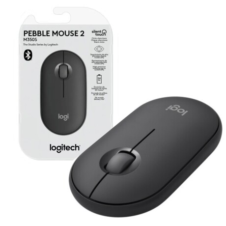 Mouse Logitech M350S Pebble 2 Bluetooth Grafito 001