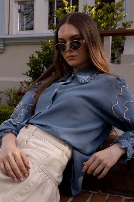 Camisa Anais Summer Celeste