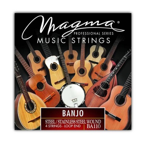 Encordado Magma BANJO SILVER PLATED Wound 4C BA110 Encordado Magma BANJO SILVER PLATED Wound 4C BA110