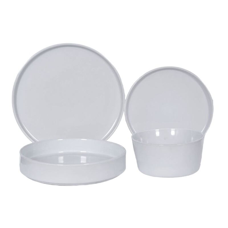 PLATO DE MESA D27CM BORDE RECTO BLANCO PLATO DE MESA D27CM BORDE RECTO BLANCO
