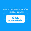 Desinstalación + Instalación de Conexión a Gas por Cañería Desinstalación + Instalación de Conexión a Gas por Cañería