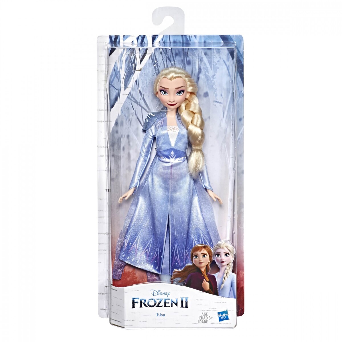 Muñeca Habsro Elsa Frozen Ii 30CM Vestido Brillante - 001 