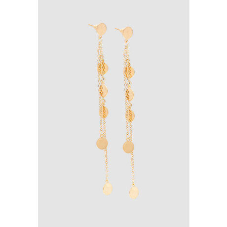 Aros cadenas y lunares Oro fuerte