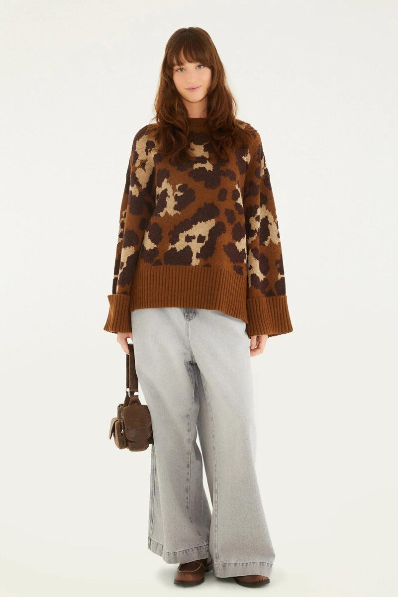 SWEATER SELVA Animal Print