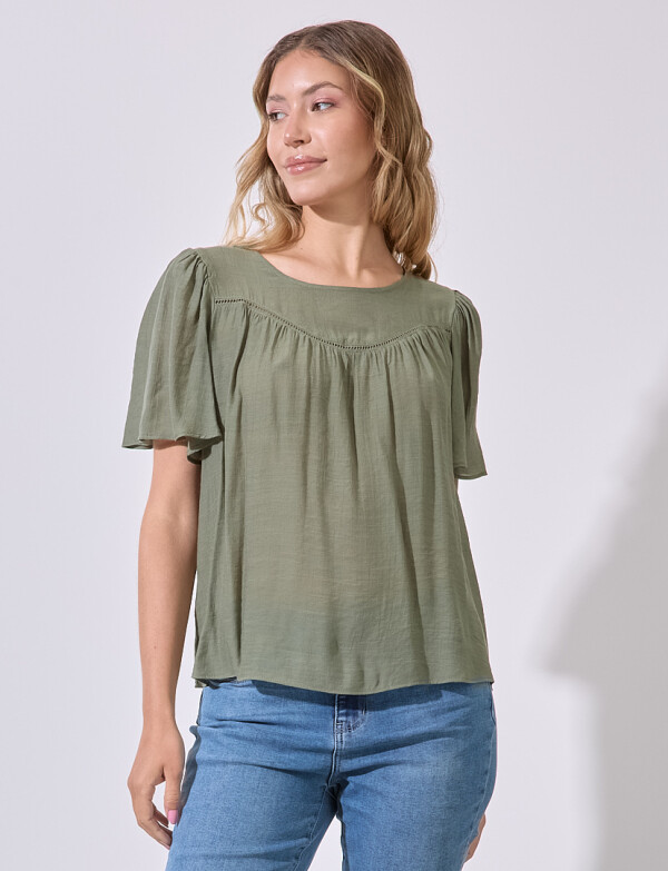 Blusa Puntilla VERDE