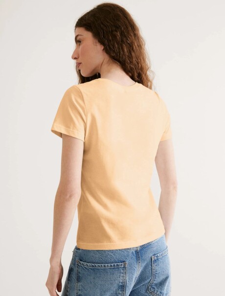 CAMISETA BÁSICA SLIM WORLD AMARILLO