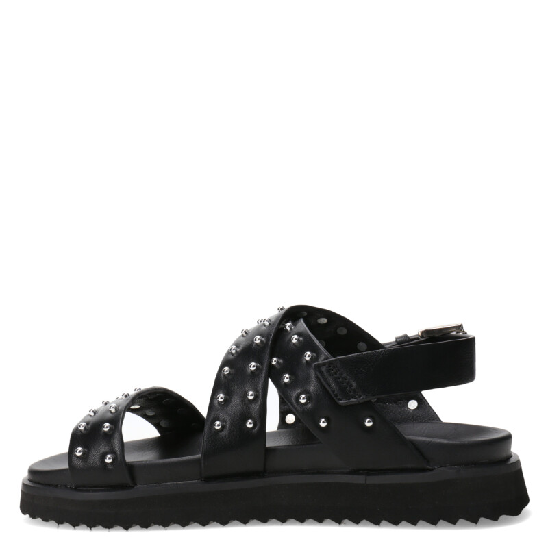 Sandalias de Niña MINI Miss Carol PELLY con tachas Negro