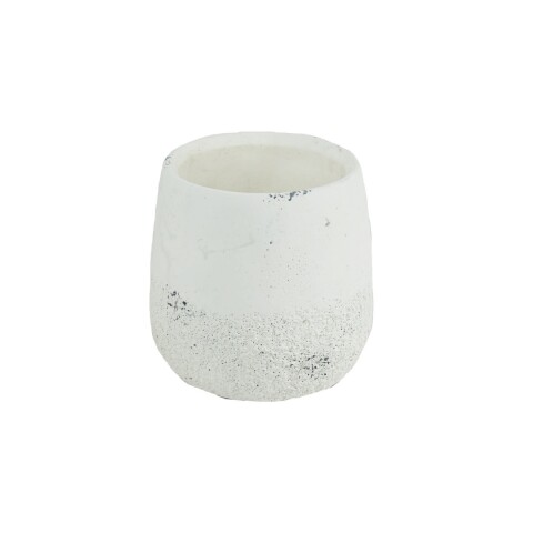 MACETA MEZCLA 13x13x13CM BLANCO MACETA MEZCLA 13x13x13CM BLANCO