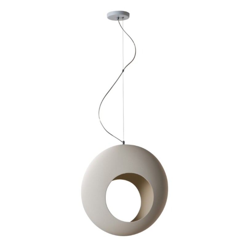COLGANTE LUA E27 BLANCO CON CABLE TRANSP D58CM COLGANTE LUA E27 BLANCO CON CABLE TRANSP D58CM