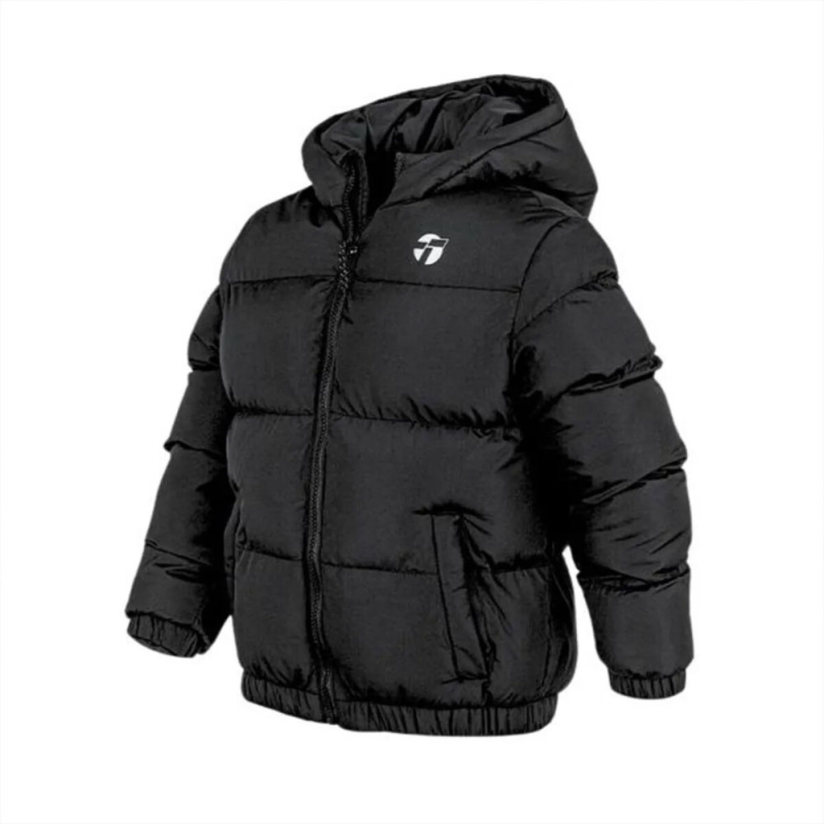 CAMPERA BR PUFFER KIDS II beige milk - NEGRO 