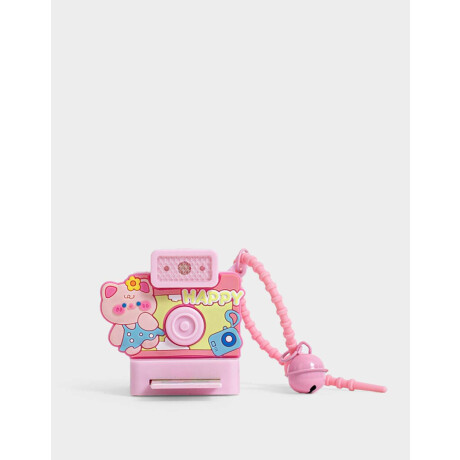Llavero En Forma De Polaroid Con Sonido Rosa Claro