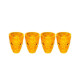 Vaso de Shot Calavera Naranja Vaso de Shot Calavera Naranja