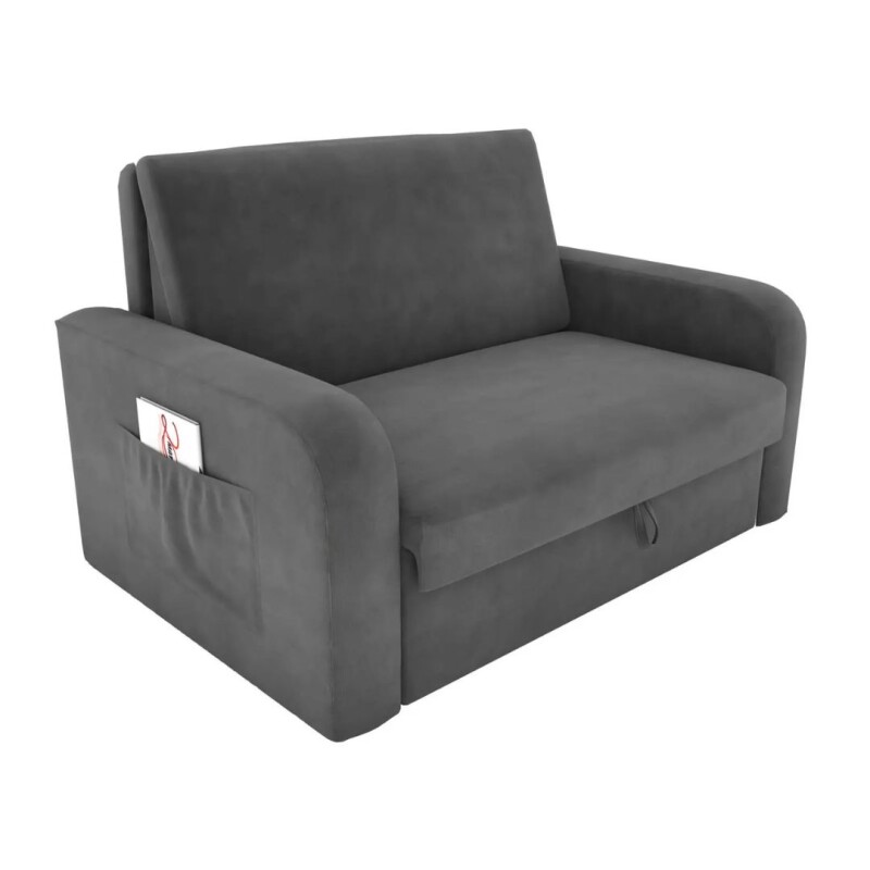 Sofá cama Daiane 2 cuerpos Tela Gris Sofá cama Daiane 2 cuerpos Tela Gris