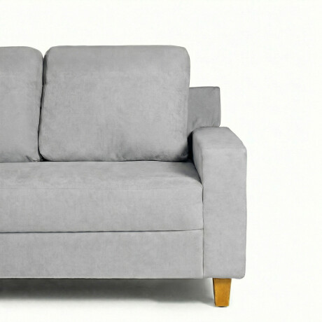 Rinconera Lucci - Tela Microfibra - Chaise izquierdo Berlin 05 (Ceniza)