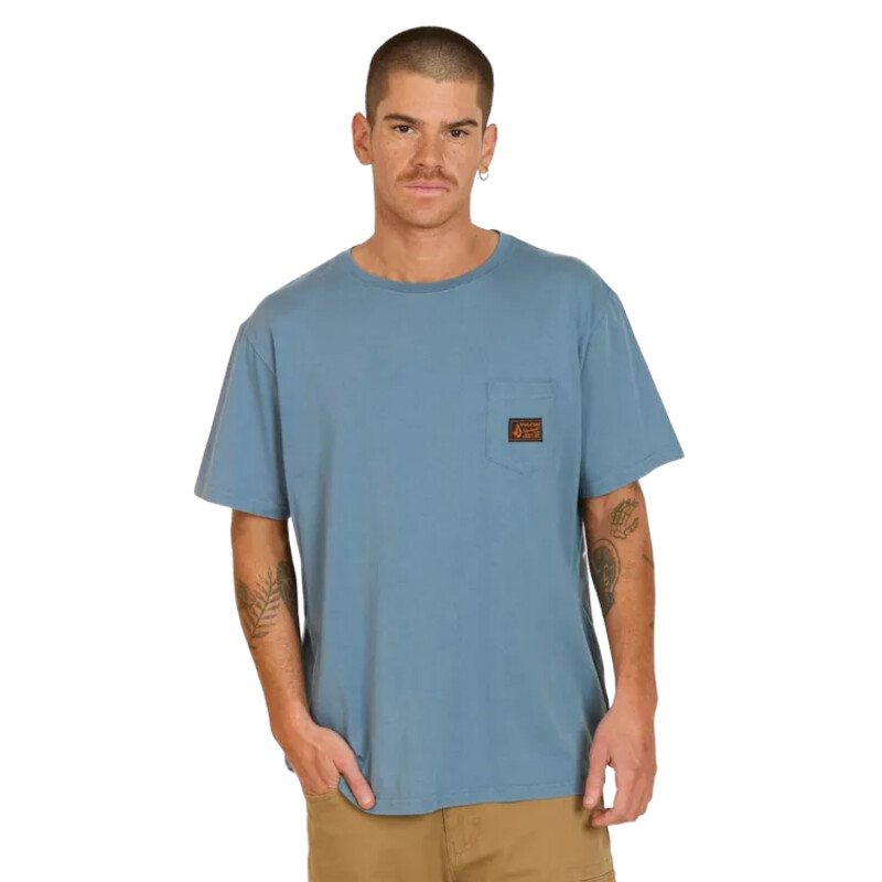 Remera Volcom Workerc - Azul Remera Volcom Workerc - Azul