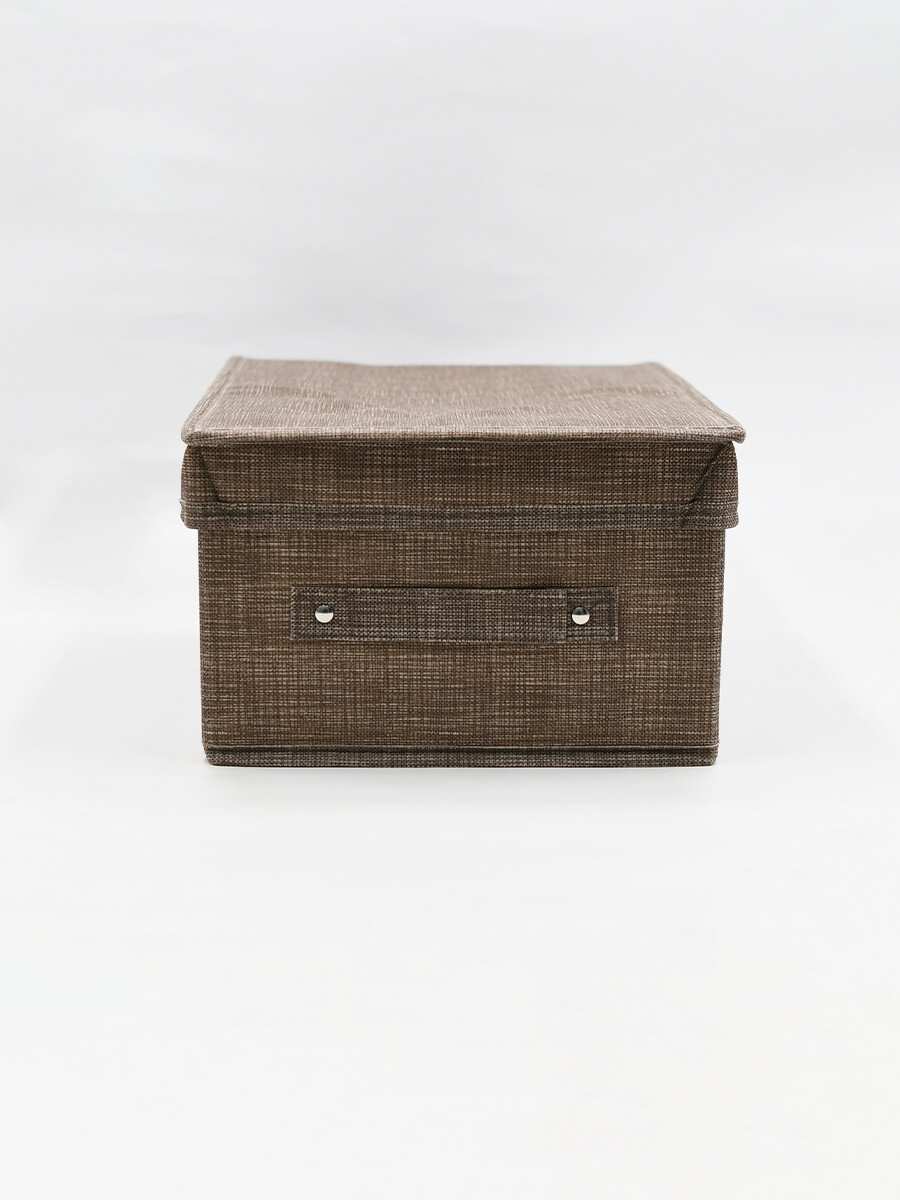 CAJA ORGANIZADORA - MARRON 