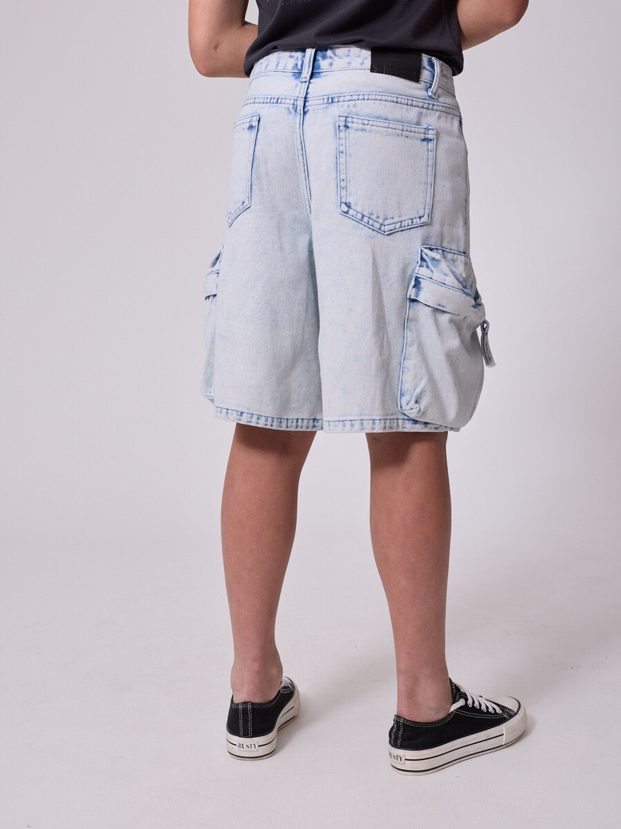 BERMUDA JEAN VARA TEEN DIXIE Celeste Claro