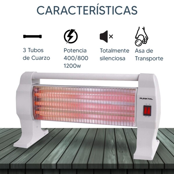 Estufa Eléctrica Punktal Pk-3200 ESTUFA A CUARZO PUNKTAL PK-3200