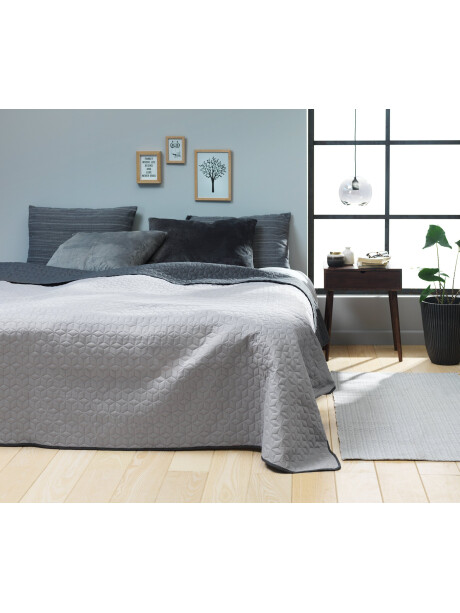 Colcha ROSENTRE 240x260 gris Colcha ROSENTRE 240x260 gris