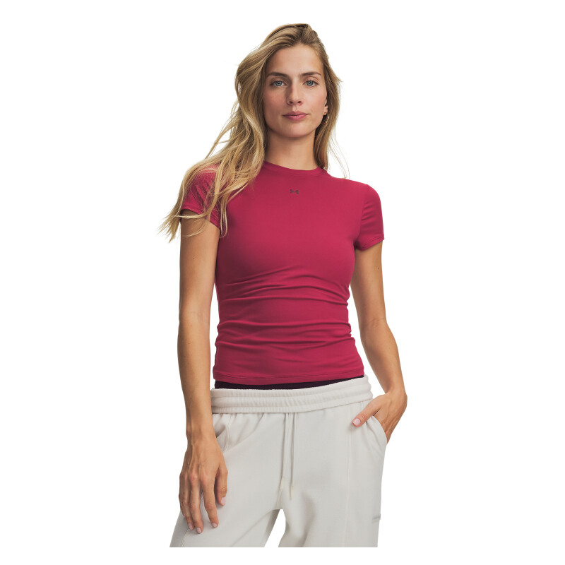 Remera UA Motion Fitted SS Mujer 6013774-622 Rojo